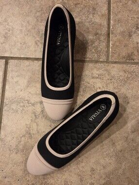 NEW Vivaia Julie 2.0 Block Heel Pumps Size EU 36/US 5.5